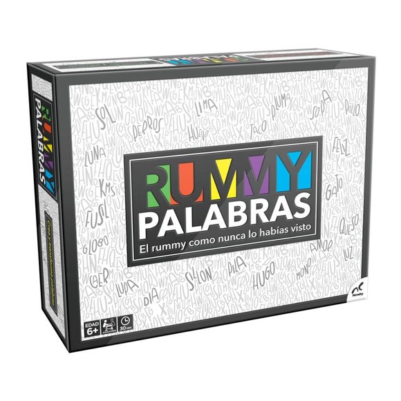 Juego De Mesa Novelty Estrategia Rummy Palabras