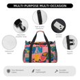 thumbnail image 4 of Kdxio Colorful Summer Fruit Table Travel Duffel Bag Gym Bag Weekender Travel Bag Gym Bag for Women &Men Airplane Travel Essentials for Flying, 4 of 7