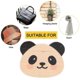 thumbnail image 2 of 2pcs Wood Coat Hook Panda Clothes Hanger Practical Hats Hanger for Home, 2 of 4