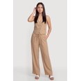 thumbnail image 2 of Women's Linen Button Front Blazer Vest, 2 of 4