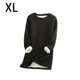 thumbnail image 4 of Sonducket Ropa interior térmica de algodón para mujer, Color sólido, reutilizable, lavable, de manga larga, para invierno y otoño, lencería cálida Prendas para la parte del cuerpo Negro SG Sonducket AP013396-20, 4 of 6