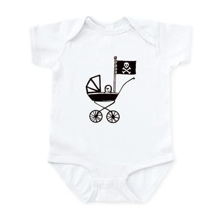 

CafePress - Pirate Baby Body Suit - Baby Light Bodysuit Size Newborn - 24 Months
