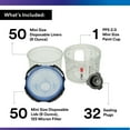 thumbnail image 3 of 3M PPS Series 2.0 Spray Cup System Kit, 26314, Mini (6.8 fl oz, 200 mL), 125 Micron Filter, 1 kit, 3 of 8