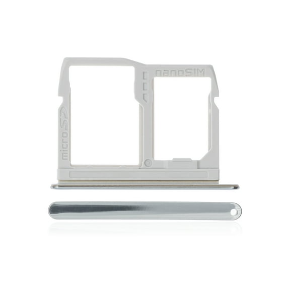 Replacement Sim Tray Compatible For LG Stylo 6 / K71 (Silver)