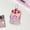 Blue, variant on 3 Inch Kpop Photocard Holder Cute Strawberry Cake Heart Card Protector Portable Bag Pendant Backpack Decor Keychain Card Sleeve
