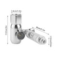 thumbnail image 4 of CO2 Regulator Check, Gauge Bubble Counter CO2 Bubble Counter, CO2 Pressure Regulator Durable For Aquarium, 4 of 8