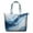 Blue White Gold, variant on Teal Gold Marble Pattern Travel Tote Bags for Women Carry On,Large Weekender Bags for Women Travel,Multi Functional Duffle Bag for Work,Shopping,Sports