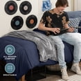 thumbnail image 5 of Bare Home Down Alternative Comforter Set - 2-Pieces - All Seasons - Twin/Twin-XL, Midnight, 5 of 10