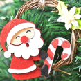 thumbnail image 2 of Mini puerta de corona de Navidad con conos de pino y bayas, corona de Navidad para decoración exterior e interior, puerta de chimenea de árbol Fason WLJ-2475, 2 of 2