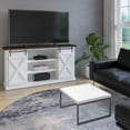 thumbnail image 2 of Twin Star Home Modern Farmhouse TV Stand with Sliding Barn Doors for TVs up to 70" , Stanton Birch/White, 2 of 9