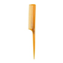 Unique Bargains 1Pc Women Comfortable Tendon Comb For Curly Hair Orange Plastic