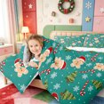 thumbnail image 3 of Manfei Christmas Kawaii Ball Full Size Comforter Sets,Traditional Farm Animal Cow Bedding Comforter Set,Xmas Reversible,3pcs,1 Comforter and 2 Pillowcases, 3 of 7