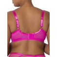 thumbnail image 2 of SHILIU-Womens Full Coverage Unlined Underwire Bra, Lace & Mesh See Through Bra, Plus Size Lingerie Inspired Retro Bra, 2 of 4