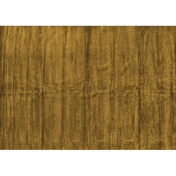 Ahgly Company Indoor Rectangle Abstract Orange Contemporary Area Rugs, 7' x 10'