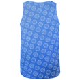 thumbnail image 2 of D20 Gamer Critical Hit and Fumble Blue Pattern All Over Mens Tank Top Multi 2XL, 2 of 2