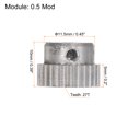 thumbnail image 2 of Escalonado Recto Engranaje 3mm Interior Agujero Engranaje 27T Mod 0.5 Aluminio Aleación Motor Engranaje para RC Reemplazo Piezas Accesorios Eléctrica Amoladora Cambios Caja, 2 of 7
