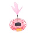 thumbnail image 1 of Juguete Giratorio para Gatos Rotación de 360 ​​​​grados para Aliviar el Aburrimiento Interesante Juguete Interactivo para Gatos con Plumas para Suministros para Gatos ANGGREK  Otros, 1 of 8
