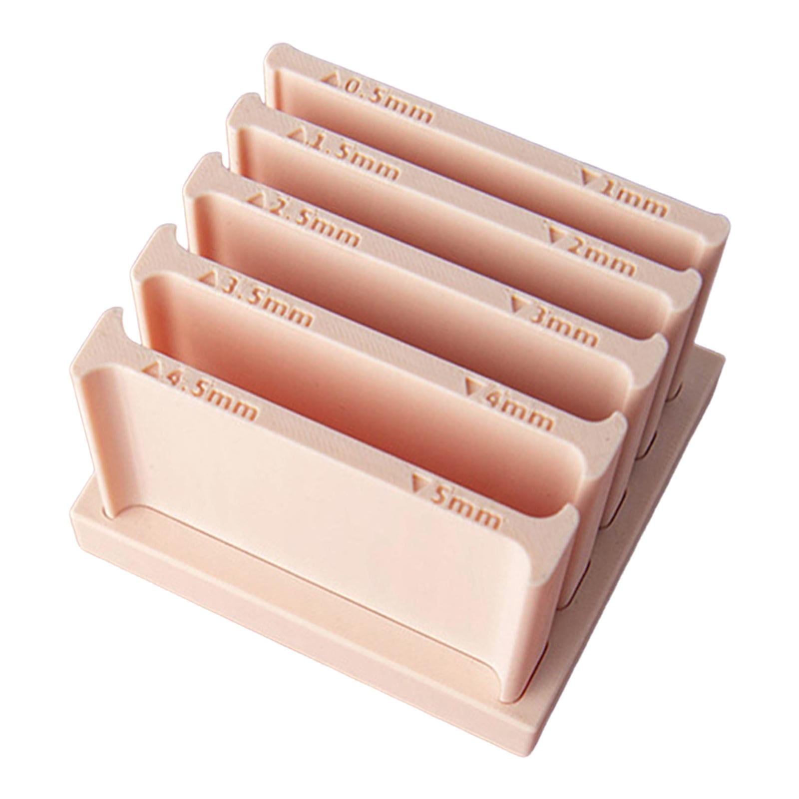 Polymer Clay Strip Extruder Tool Double Sided with 5 Dies for DIY Crafting and Ceramics