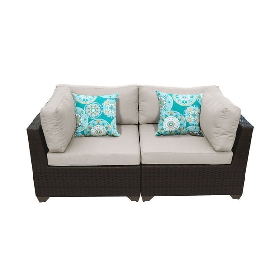 Premier 2 Piece Outdoor Wicker Patio Furniture Set 02a