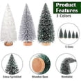 thumbnail image 2 of 30pcs Mini Weihnachtsbaum Weihnachtsdeko Knstlicher , 5 Gren Weihnachtsbaum Klein mit Holz Basis, Weihnachtsbaum mit Schnee , Tischdeko Weihnachten(Du, 2 of 5
