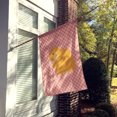 thumbnail image 2 of Carolines Treasures BB7968CHF Holland Lop Rabbit Drapeau de Maison en Toile à Carreaux Rose, 2 of 4