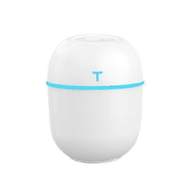 Humidifier, Mini Humidifier With Light, Usb Humidifier for Bedroom / Office / Car, 2 Fog Modes (White)