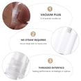 thumbnail image 3 of OHOIOLLA 24Ud De Viaje Transparentes Para Loción Con De Vacío Reutilizables, 3 of 6