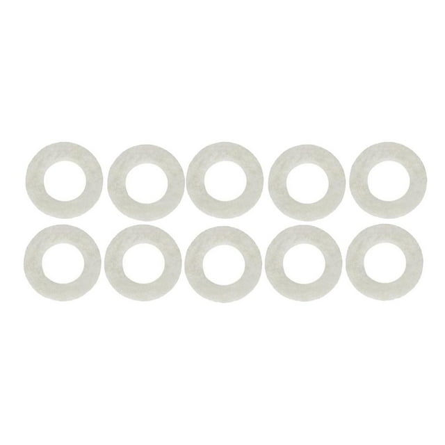 lionlar Ensemble de 10 Pièces type Trompette Rondelles de Soupape Blanc