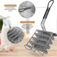 thumbnail image 5 of Taco Fryer Basket, Taco Shell Fryer, Holds 4 Shells Deep Fryer Taco Holders Basket With Grip Handle, 5 of 5