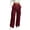 Wine, variant on Womens Sweatpants with Pockets Zaewscy Women's Casual Solid Color Drawstring Elastic Waist Sweatpants Cuffed Side Pockets Pants Blue S