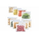 thumbnail image 1 of Bolsas de Almacenamiento Reutilizables, Paquete de 10 Bolsa Hermética para Alimentos, Bolsas Reutilizables para Congelador Xtellar transparente, 1 of 4