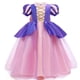 thumbnail image 1 of Vestido de princesa Rapunzel para niñas, disfraz de Princesa Sofía para niños de 2 a 8 años, vestido de fiesta de cumpleaños y Carnaval Fivean unisex, 1 of 2