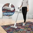 thumbnail image 6 of Office Chair Mat for Hardwood Floor Floral Mandala 48"x60" Computer Gaming Chair Mat Anti-Slip Rugs Floor Protector for Rolling Chairs Under Desk Rug for Home, 6 of 6