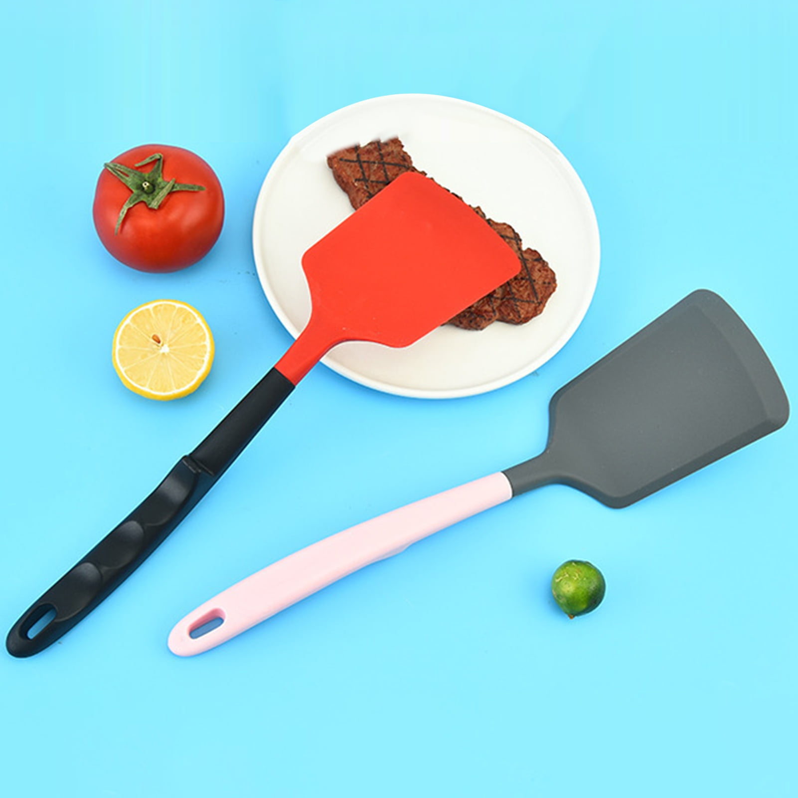 Hadanceo Frying Spatula Heavy Duty Anti-slip Steak Shovel Cook Simple for  Home