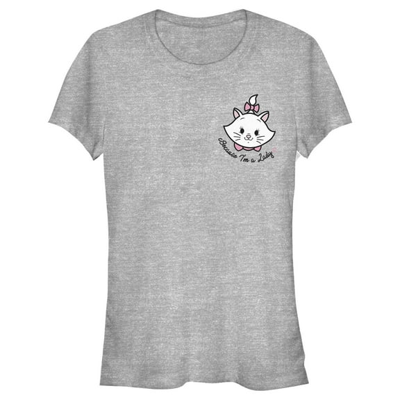 Junior's Aristocats Marie I'm a Lady Small Face  Graphic Tee
