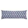 thumbnail image 2 of Laddha Home Designs Handwoven Damask Rectangular Lumbar Pillow Cover - 36" - Blue and White, 2 of 7