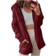 thumbnail image 1 of Moda mujer manga larga sólido otoño Casual abrigo blusa Top Pompotops  qwe16173, 1 of 7