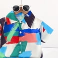 thumbnail image 4 of ZHANGDER Baby Boy Girl Outfit Summer Outfits Short Sleeve T-Shirt Tops + Shorts Set Summer Clothes, Green 18-24 Months, 4 of 6