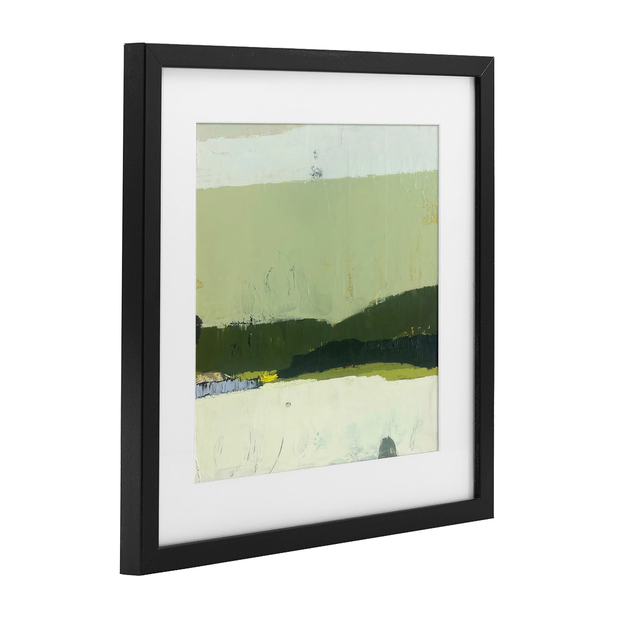 Stupell Industries Bloom Serene Layered Landscape Black Framed Print Under Glass, design by Julia Foug
