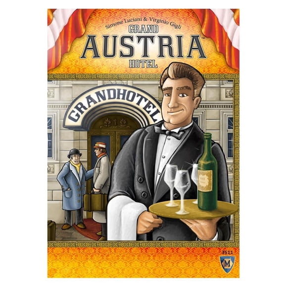 Lookout Games Grand Austria Hotel Board Game | Action Drafting Strategy Game for Adults and Kids | Ages 12+ | 2-4 Players | Average Playtime 60-120 M