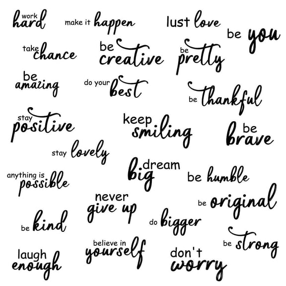 Take Chance Be Creative Wall Decor Inspirational Quotes Refrigerator Sticker Motivational Quotes Computer Stickers Inspirational Words Decals
