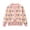 Pink, variant on Girls' Long Sleeve Cardigans Lightweight Crewneck Sweater Classic Button-Up School Uniform Cute Flower Embroidery Knit Jacket