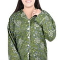 thumbnail image 2 of Womens Pajama Sets - Premium Pajamas for Women Set, Soft & Comfortable Two Piece Sets for Women Sleepwear, Stylish Pijamas de Mujer, Perfect PJ Sets (GREEN -XL), 2 of 6