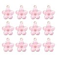 thumbnail image 1 of Shisuyan 30Pcs Metal Alloy Flower Pendant Flower Charm Jewelry Making Findings Accessory, 1 of 8