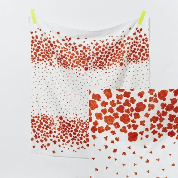 Kokka Nani Iro Cotton Double Gauze Fabric Red - per yard