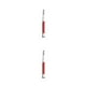 thumbnail image 1 of Kearding clip de barbacoa pinzas de comida de acero inoxidable de alta temperatura pinzas antiadherentes herramienta de cocina de cocina rojo/8 Rojo/8 pulgadas (19.5 cm) 2piezas, 1 of 6