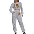 thumbnail image 2 of Puntoco Suéter Con Capucha Sólido Para Mujer Top Con Cremallera Corta Pantalones Casuales Conjunto Con Capucha De Manga Larga De Dos Piezas Puntoco Puntoco-5625, 2 of 4