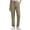 Khaki, variant on Qiopertar Women's Solid Color Casual Cargo Pants with Elastic Waist and Pockets Relaxed Fit Workwear Trousers for Travel Beach Vacation, Khaki XXL