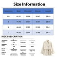 thumbnail image 2 of Cozyvia Women's Fall Solid Color Long Sleeve Basic Belted Coat Jacket - White XS, 2 of 3
