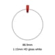 thumbnail image 1 of BEAUTYSUB 1,15 mm HD de una cara blanco brillante LS-CO016 Sublimación de alta definición Adornos navideños personalizados decorativos, 1 of 4